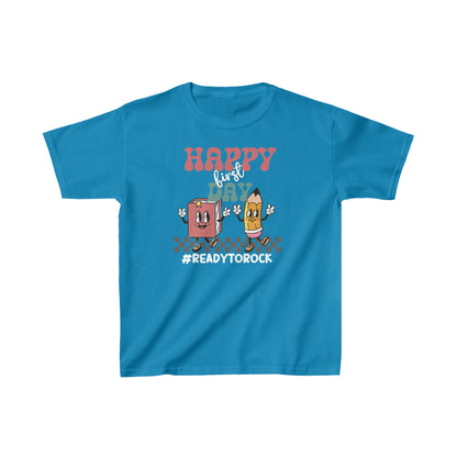 Unisex Kids Happy First Day Ultimate Comfort T-Shirts