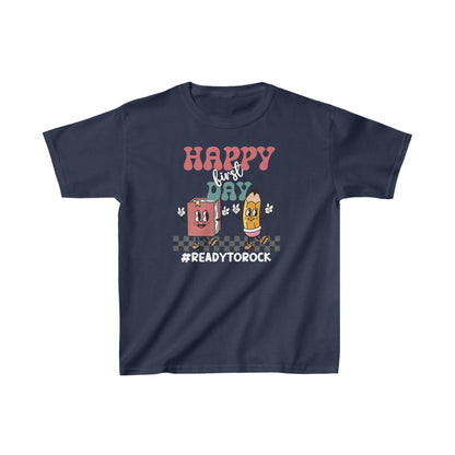 Unisex Kids Happy First Day Ultimate Comfort T-Shirts