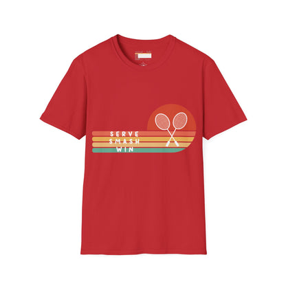 Badminton Game Day Graphic Comfort Unisex T-shirt