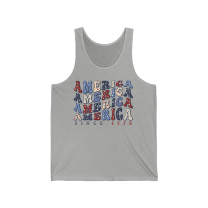 American Independence Graphic Ultimate Comfort Styled Unisex Tank Top