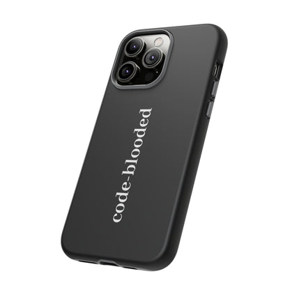 Code Blooded (Technology Programmers) iPhone Case