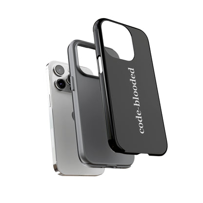 Code Blooded (Technology Programmers) iPhone Case