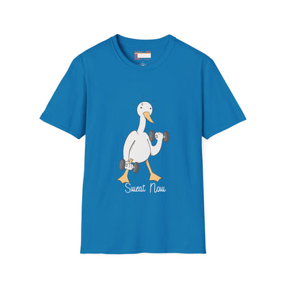 Graphic Designed Goose Sweating Out Unisex Comfort Styled T-shirts