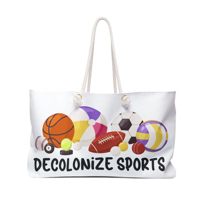 Summer Graphic Decolonize Sports Weekender Bag