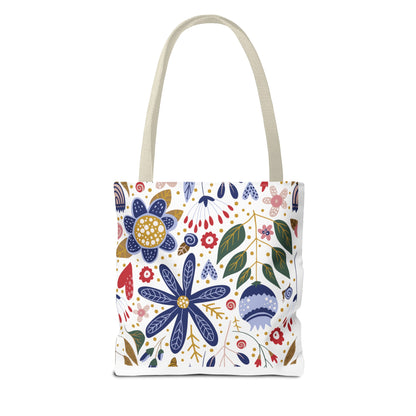 Summer Graphic Wild Flower Tote Bag