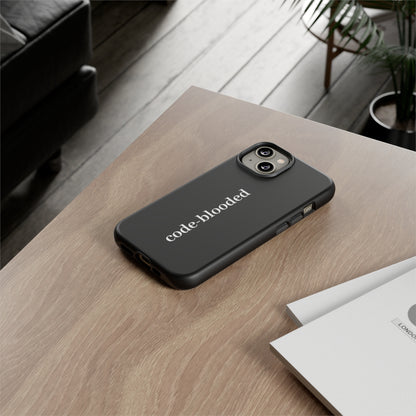 Code Blooded (Technology Programmers) iPhone Case
