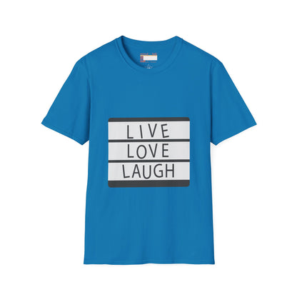 Live Love Laugh Designed Graphic Comfort Unisex T-shirt