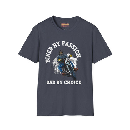 Biker By Passion Dad Ultimate Comfort Unisex Fathers Day T-shirt