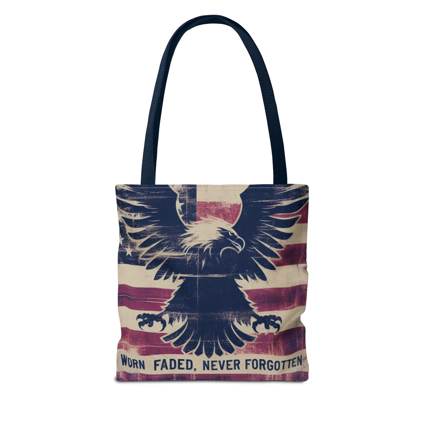 Patriotic American Flag Style Tote Bag