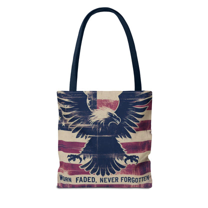 Patriotic American Flag Style Tote Bag