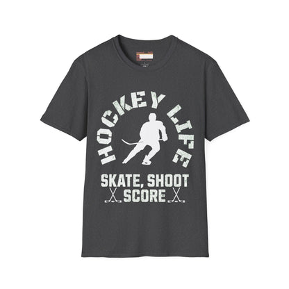Graphic Hockey Player Unisex Comfort Styled T-shirts