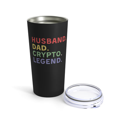 Husband Dad Crypto legend Tumbler