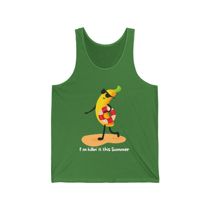 Killing it This Summer Graphic Ultimate Comfort Styled Unisex Beach Tank Top