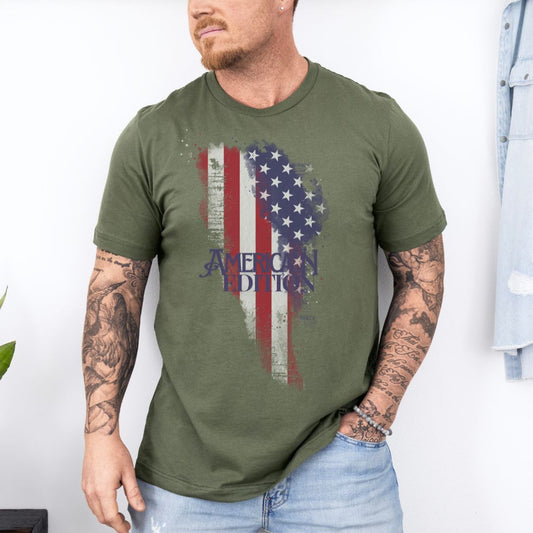 American Edition Ultimate Unisex Comfort Styled T-shirt