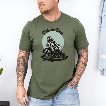 Ride The Wave Bikers Ultimate Comfort Styled Graphic T-shirt