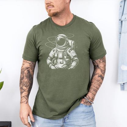 Astronaut Space Man Ultimate Comfort Styled Graphic T-shirt