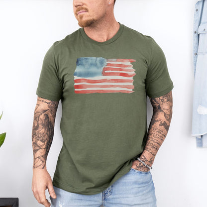Graphic Flag Day Ultimate Comfort Styled Graphic T-shirt