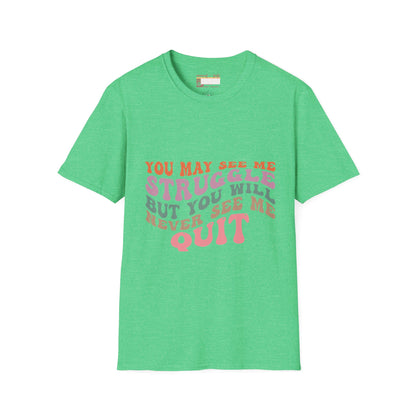 Graphic Quotes Designed Comfort Unisex T-shirt