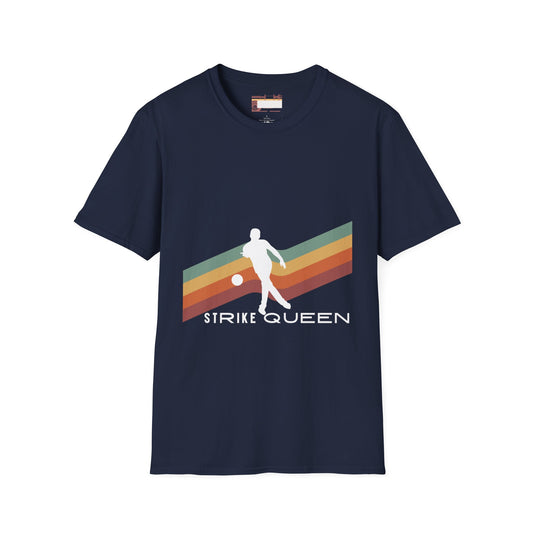 Retro Bowling Champion Bowling Queen Graphic Comfort Unisex T-shirt