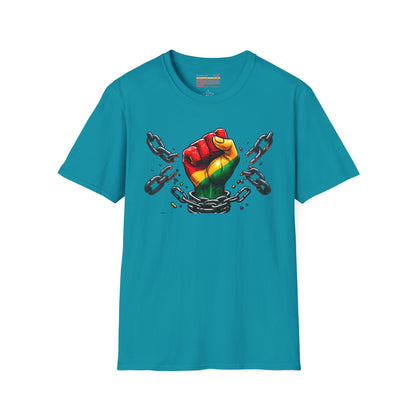Celebrating Freedom Juneteenth With Pride Black and Proud Ultimate Comfort Unisex T-shirt