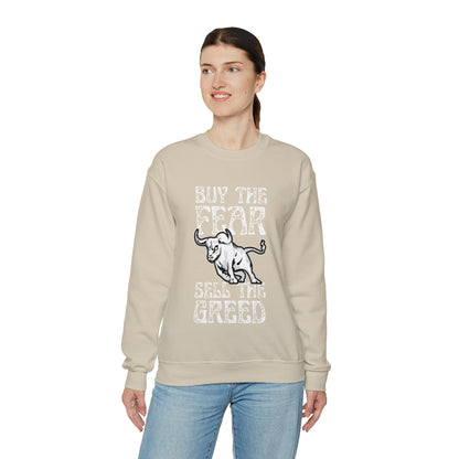 Buy The Fear Sell The Greed (Stock Market) Unisex Sweatshirt