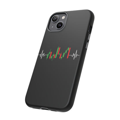 Bearish And Bullish Chart Candles (Stock Market) iPhone Case