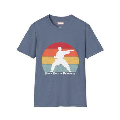 Graphic Karate Taekwondo Fighter Unisex Minimalist Comfort T-shirt