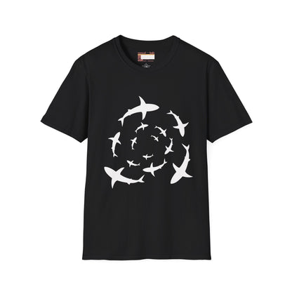Graphic Designed Shark Attack Unisex Comfort Styled T-shirts