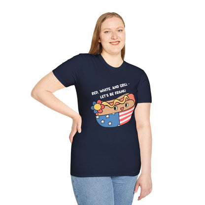 Red, White And Grill-Lets Be Frank. July 4th Ultimate Comfort Unisex T-shirt