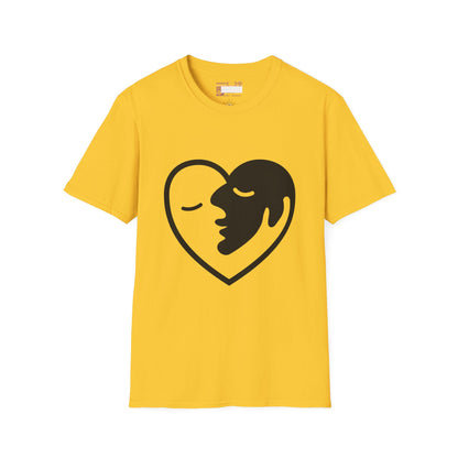 Love Designed Two Faced Unisex Minimalist Comfort T-shirt