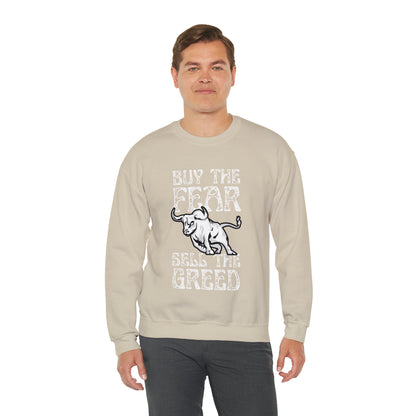Buy The Fear Sell The Greed (Stock Market) Unisex Sweatshirt