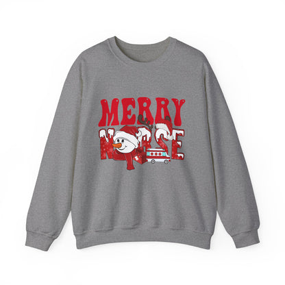 Graphic Designed Holiday Christmas Nurse Unisex Crewneck Sweatshirt