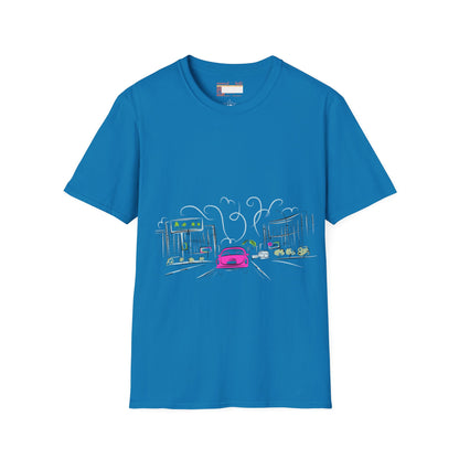 Graphic City Drama Designed Comfort Unisex T-shirt