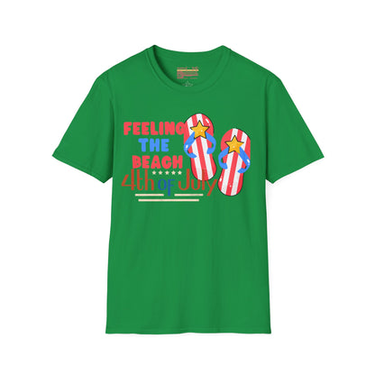 Feeling Like The Beachy This Independence Day July 4th Ultimate Comfort Unisex T-shirt