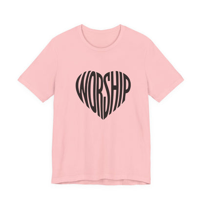 Worship T-shirt, Christian Shirts, Bible styled Tees, Shirt Gift For Her, Christian T-shirt Vibes, Religious Graphic Shirt