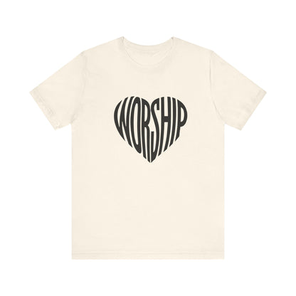 Worship T-shirt, Christian Shirts, Bible styled Tees, Shirt Gift For Her, Christian T-shirt Vibes, Religious Graphic Shirt