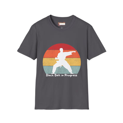 Graphic Karate Taekwondo Fighter Unisex Minimalist Comfort T-shirt