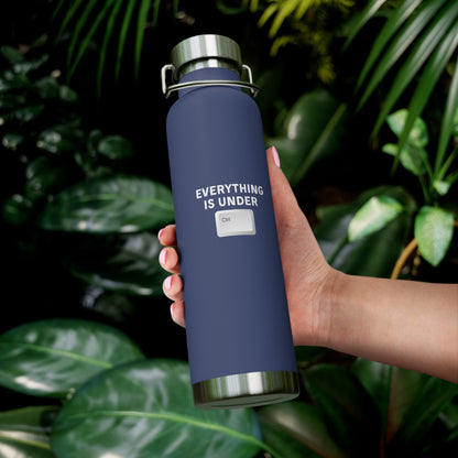Everything Is Under Ctrl Copper Vacuum Insulated Bottle, 22oz