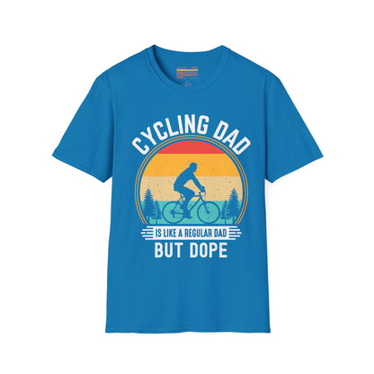 Cycling Dad Like A Regular Dad Ultimate Comfort Unisex Fathers Day T-shirt