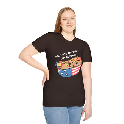 Red, White And Grill-Lets Be Frank. July 4th Ultimate Comfort Unisex T-shirt