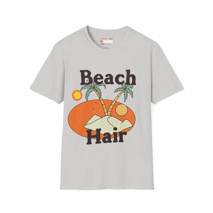 Graphic Summer Vibes Beach Hair Comfort Styled T-shirts