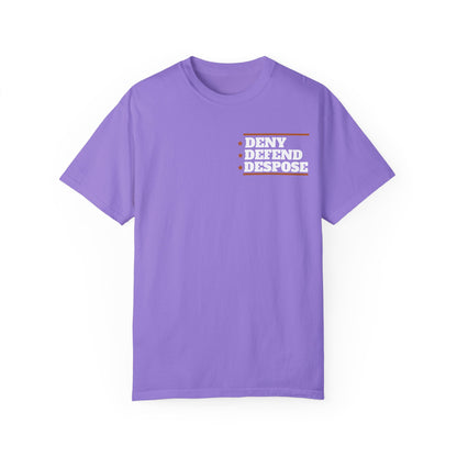 Deny Defend Depose apparel, Custom Color Activism Shirts, Shirts for Union Activists, T-shirt for Social crusader, Freedom Fighter T-shirts