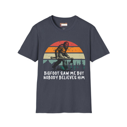 Bigfoot Hiking Lovers Hiking Buddy Camping Graphic Comfort Unisex T-shirt