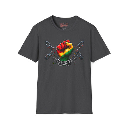 Celebrating Freedom Juneteenth With Pride Black and Proud Ultimate Comfort Unisex T-shirt