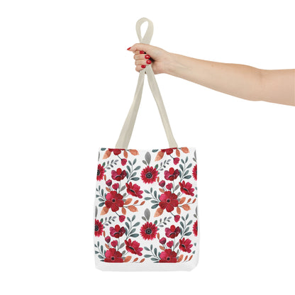 Summer Graphic Wild Flower Tote Bag
