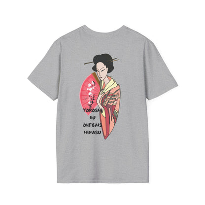 Japanese Lady Designed Graphic Ultimate Comfort Styled Unisex T-shirt