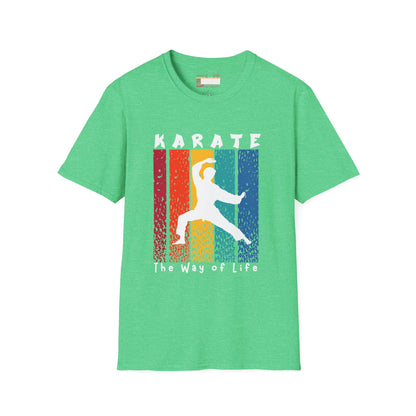 Graphic Karate Taekwondo Fighter Unisex Minimalist Comfort T-shirt