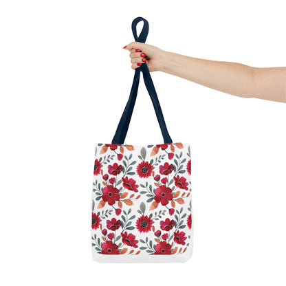 Summer Graphic Wild Flower Tote Bag