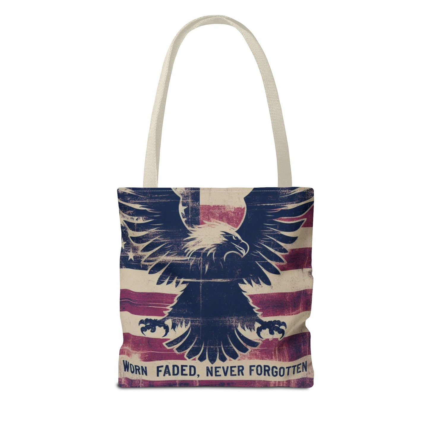 Patriotic American Flag Style Tote Bag