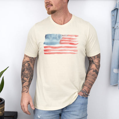 Graphic Flag Day Ultimate Comfort Styled Graphic T-shirt